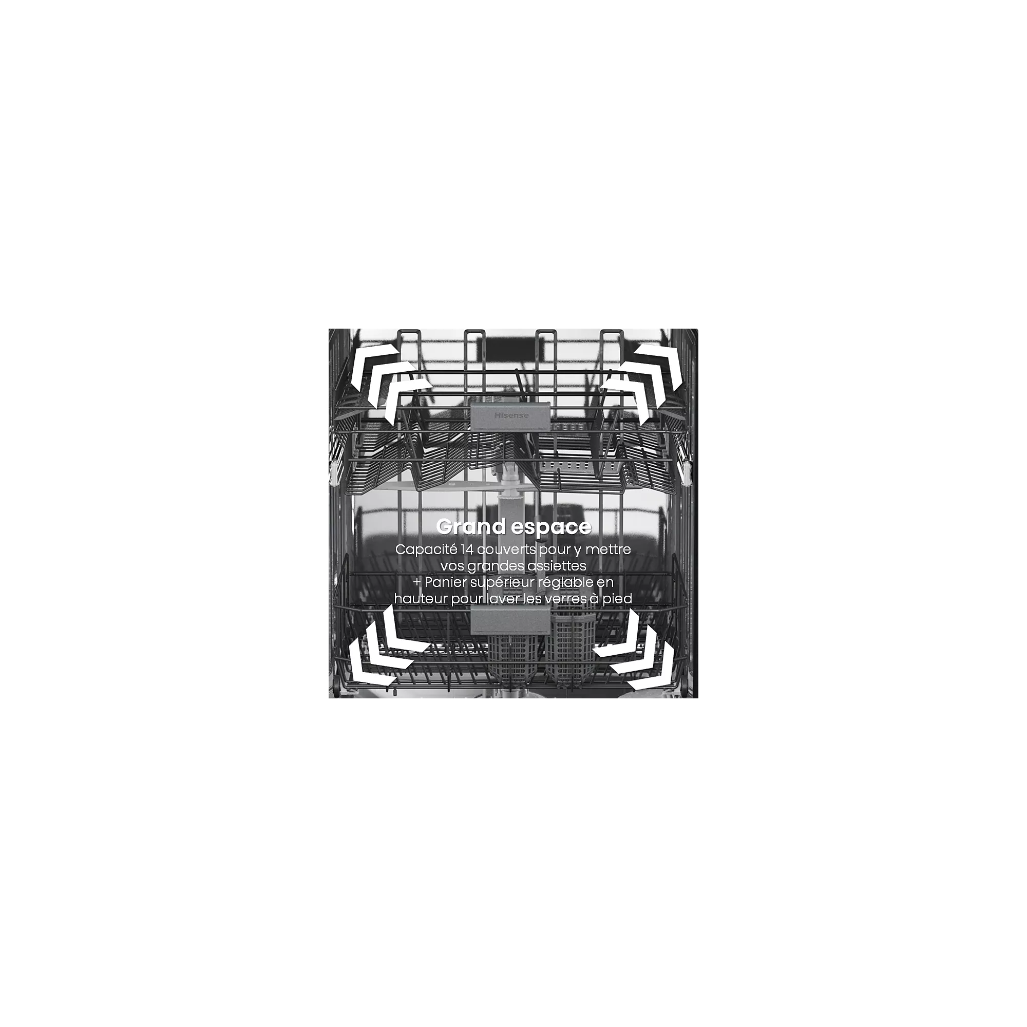 Lave-vaisselle 60 cm Hisense HS672B90B – Image 8