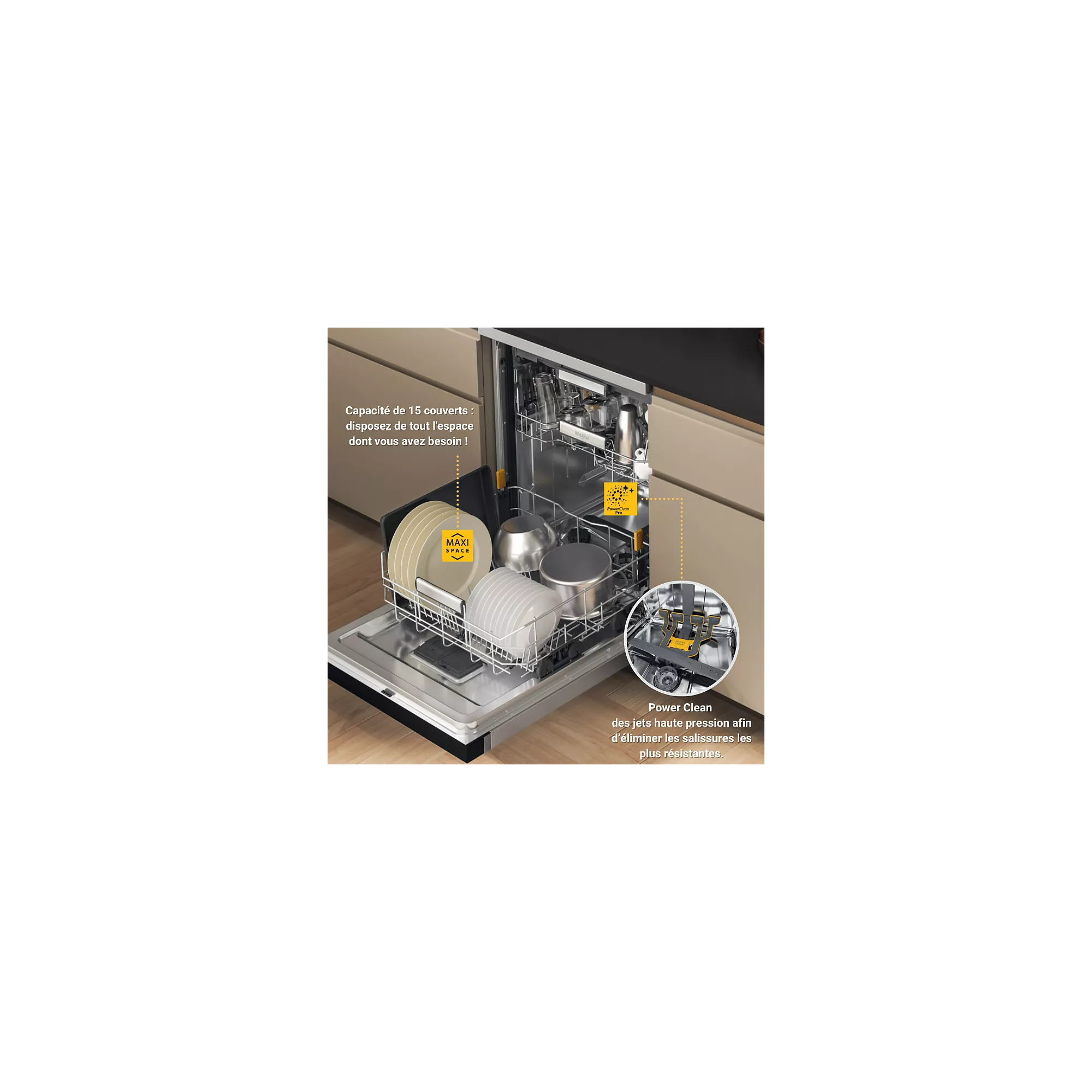 Lave-vaisselle Whirlpool W7FHS51X – Image 3