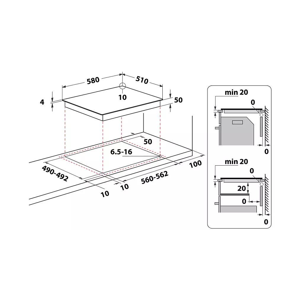 Plaque vitrocéramique Whirlpool AKM903NE – Image 7