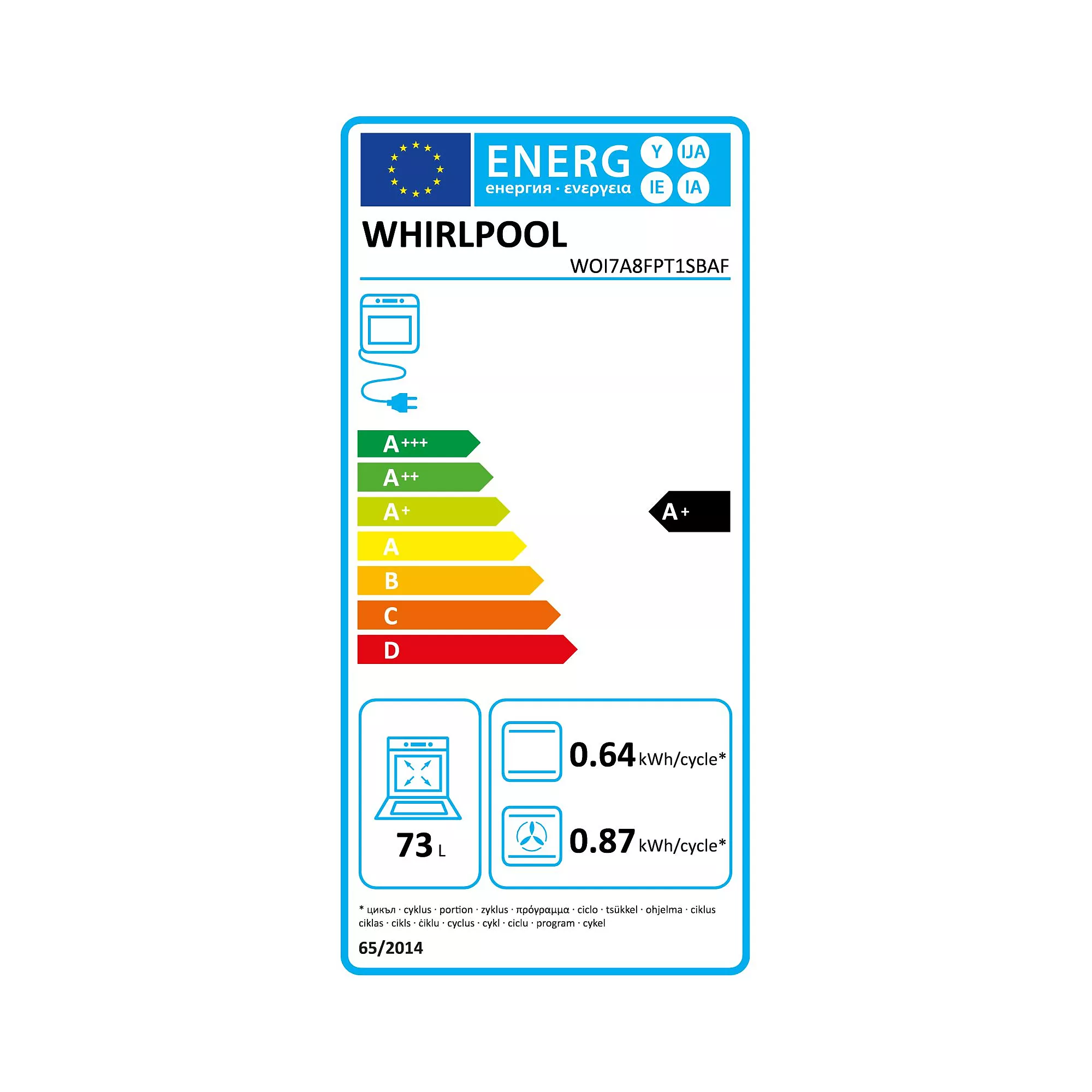 Four encastrable Whirlpool WOI7A8FPT1SBAF – Image 16