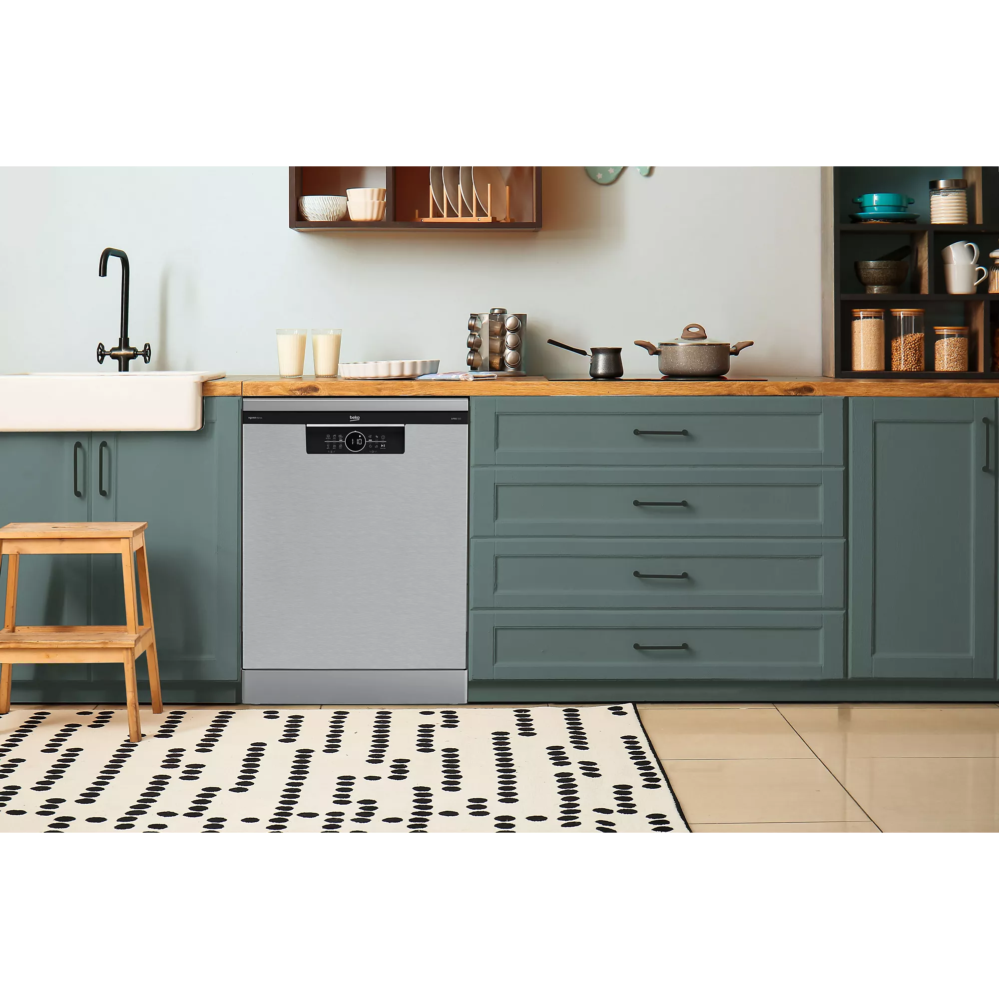 Lave-vaisselle pose libre 60 cm Beko BDFN26450XP – Image 4